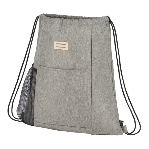 The Goods Recycled Drawstring Standard | Gray | No Imprint | not available | not available