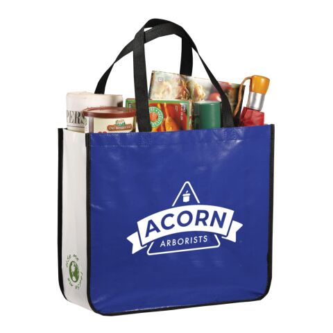 Gloss Laminated Non-Woven Shopper Tote Royal Blue | No Imprint | not available | not available
