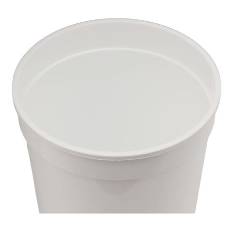 Solid 12oz Stadium Cup White