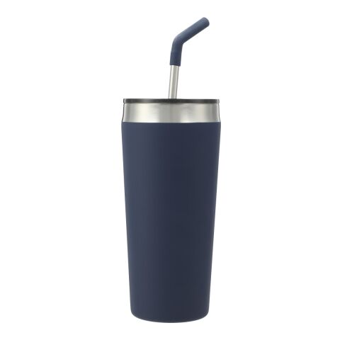 Faye 20oz Vacuum Tumbler w/ SS Straw Navy | No Imprint | not available | not available