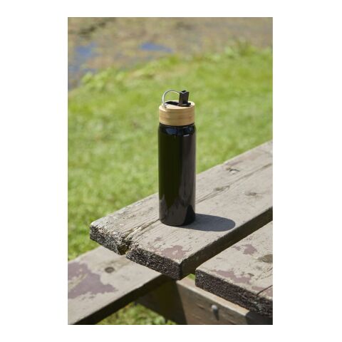 Billy 26oz ECO Aluminum Bottle w/ FSC Bamboo Lid Onyx | No Imprint | not available | not available