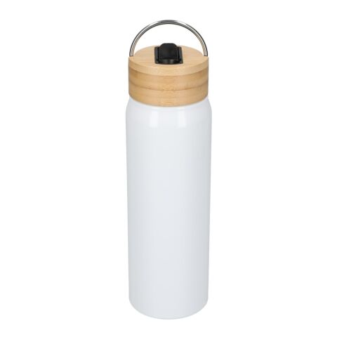 Billy 26oz ECO Aluminum Bottle w/ FSC Bamboo Lid White | No Imprint | not available | not available