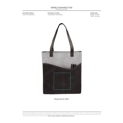 Rivers Pocket Non-Woven Convention Tote Green | No Imprint | not available | not available