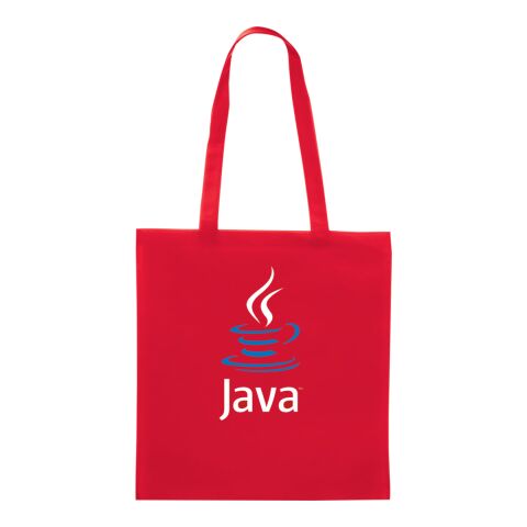 Zeus Non-Woven Convention Tote Red | No Imprint | not available | not available