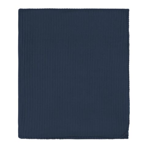 Ribbed Fleece Blanket Standard | Navy | No Imprint | not available | not available
