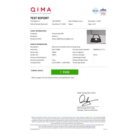 Roll up Picnic Blanket with Carrying Strap Black | No Imprint | not available | not available