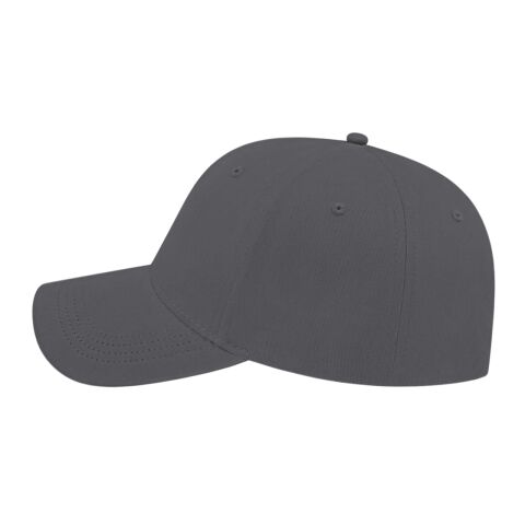 Cap America Lightweight Structured Low Profile Cap Charcoal | Embroidery | - On Strap | 2.50 Inches × 0.38 Inches