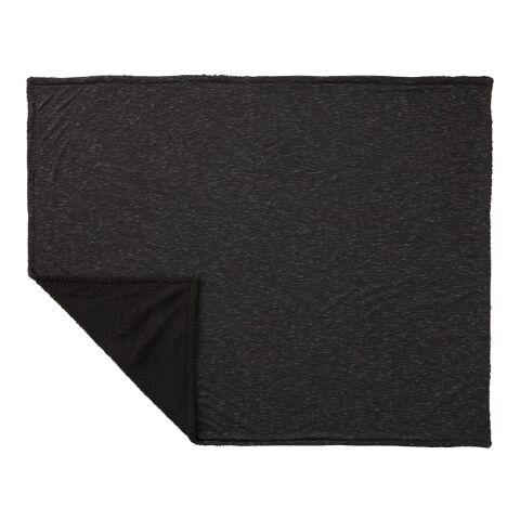 Heathered Sherpa Blanket Black | No Imprint | not available | not available