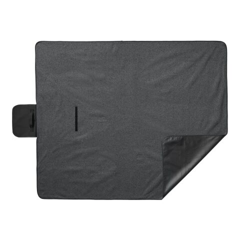 Recycled Heathered Picnic Blanket Standard | Charcoal | No Imprint | not available | not available
