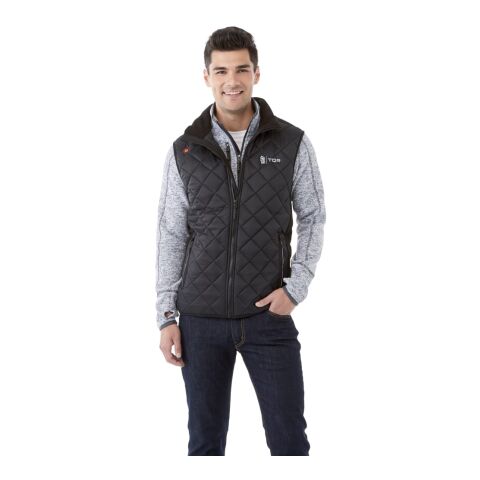 Men’s SHEFFORD Heat Panel Vest w/ 6000mAh Power Bank Black-Black | M | No Imprint