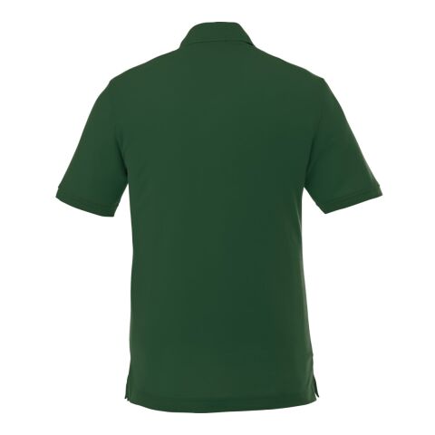 Mens CRANDALL Short Sleeve Polo Forest Green | L