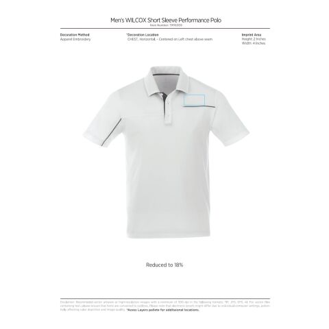 Men&#039;s WILCOX Short Sleeve Polo Standard | Black-Steel Grey | S | No Imprint | not available | not available