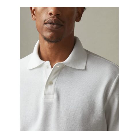 American Giant Cotton Pique Polo - Men&#039;s Standard | White | 2XL | No Imprint | not available | not available