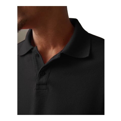 American Giant Cotton Pique Polo - Men's Standard | Black | S | No Imprint | not available | not available