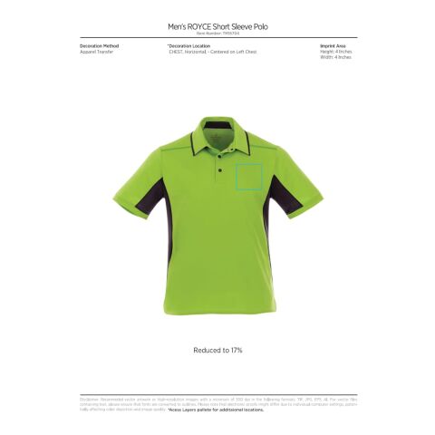 Men's ROYCE Short Sleeve Polo Standard | Oxford Grey-Grey Storm | 4XL | No Imprint | not available | not available