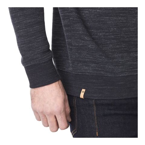 Men&#039;s Space Dye Classic Crew Black | XL | No Imprint | not available | not available