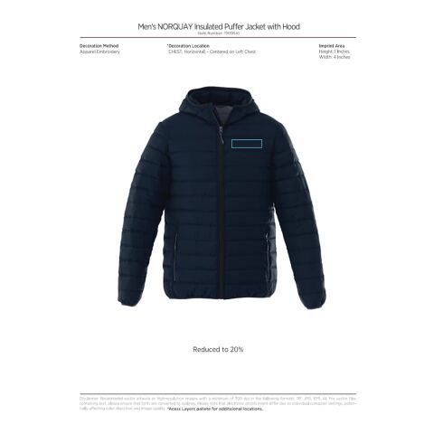 Men&#039;s Norquay Insulated Jacket Standard | Black | 5XL | No Imprint | not available | not available