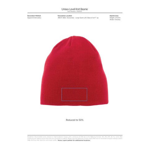 Unisex Level Knit Beanie Standard | Dark Citron Green | OSFA | No Imprint | not available | not available