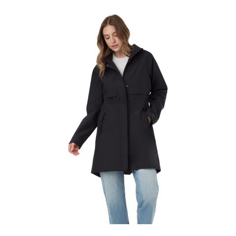tentree Nimbus Long Rain Jacket - Women&#039;s Standard | Black | XL | No Imprint | not available | not available