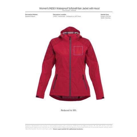 Women&#039;s INDEX Softshell Jacket Standard | Saffron | L | No Imprint | not available | not available
