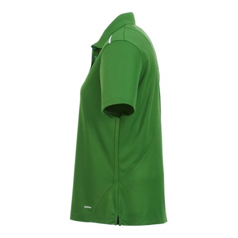 Women's Albula SS Polo Green-White | L