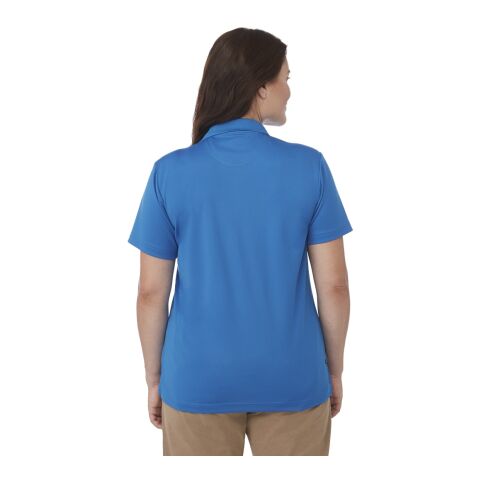 Women's MORENO TEXT MICRO SS POLO Blue | M