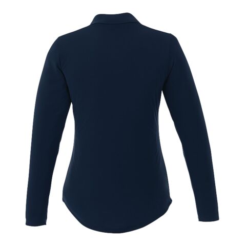 Women&#039;s Mori Long Sleeve Polo Standard | Navy | M | No Imprint | not available | not available