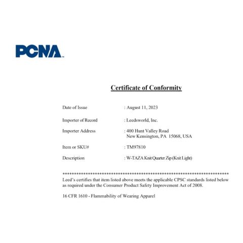 Women&#039;s TAZA Knit Quarter Zip Standard | Aspen Heather | L | No Imprint | not available | not available