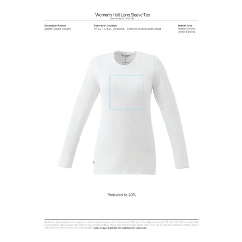 Women&#039;s Holt Long Sleeve Tee Standard | Heather Dark Charcoal | S | No Imprint | not available | not available