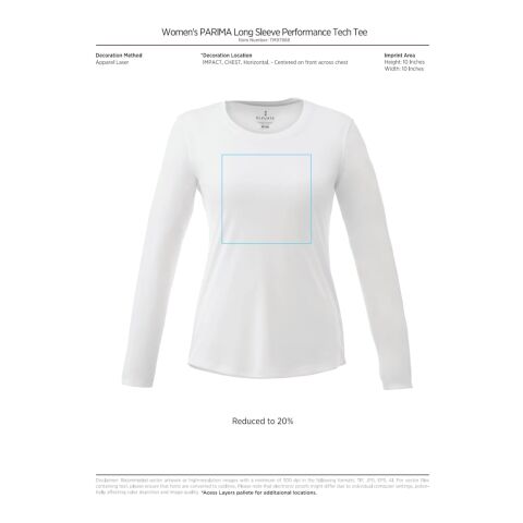 Women&#039;s PARIMA LS Tech Tee Standard | Team Red Heather | XL | No Imprint | not available | not available