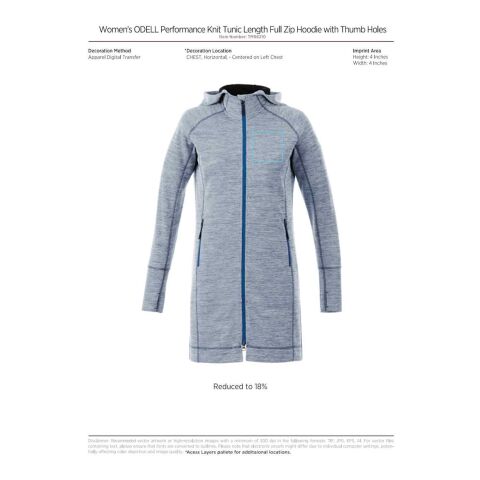 Women&#039;s ODELL Knit Zip Hoody Standard | Black | 3XL | No Imprint | not available | not available