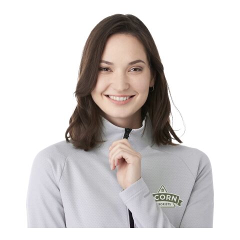 Women&#039;s ASGARD Eco Knit Half Zip Standard | Silver Heather | XL | No Imprint | not available | not available