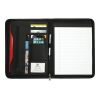 DuraHyde Zippered Padfolio Black | No Imprint | not available | not available