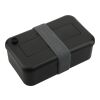 Bamboo Fiber Lunch Box with Utensil Pocket Onyx