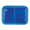 Three Compartment Food Storage Bento Box Blue | No Imprint | not available | not available