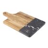 Black Marble and Wood Cutting Board Standard | Black | No Imprint | not available | not available
