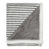 Field & Co.® Chevron Striped Sherpa Blanket Gray | No Imprint | not available | not available
