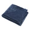 Luxury Comfort Flannel Fleece Blanket Navy | No Imprint | not available | not available