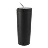 Thor Copper Vacuum Insulated Tumbler 24oz Straw Li Standard | Black | No Imprint | not available | not available
