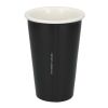 Dimple Double Wall Ceramic Cup 10oz Black | No Imprint | not available | not available