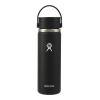 Hydro Flask® Wide Mouth With Flex Sip™ Lid 20oz Standard | Black | Laser Engraving | Centered on tumbler opposite Hydro Flask, - CENTER OF ART 3.75" up from bottom | 1.75 Inches × 4.75 Inches