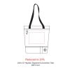 Hayden Zippered Convention Tote Graphite | No Imprint | not available | not available