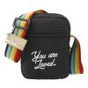 Rainbow RPET Crossbody Tote Black | No Imprint | not available | not available
