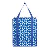 Non-Woven Geometric Shopping Tote Bag Royal Blue | No Imprint | not available | not available