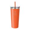 24 Oz. Colma Basics Tumbler Orange | No Imprint