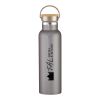21 Oz. Liberty Stainless Steel Bottle With Wood Lid Graphite