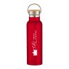21 Oz. Liberty Stainless Steel Bottle With Wood Lid Red | No Imprint | not available | not available