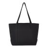 Repose 10oz Recycled Cotton Boat Tote Black | No Imprint | not available | not available
