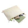 Organic Cotton Flat Travel Pouch Natural | No Imprint | not available | not available