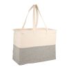 Recycled Cotton Utility Tote Natural-Gray | No Imprint | not available | not available